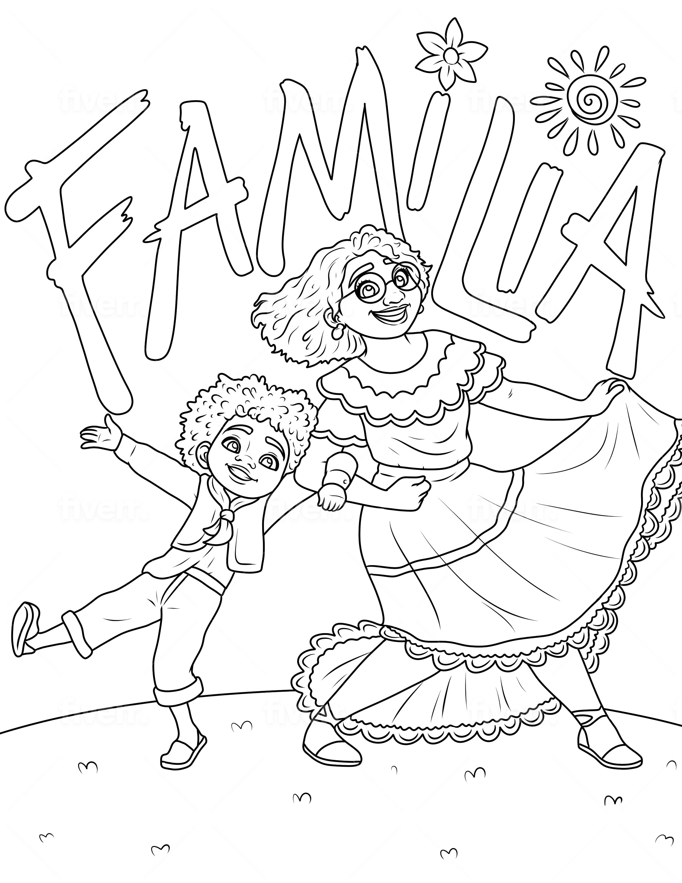 90+ Encanto Coloring Pages: Dive into the Magic 2