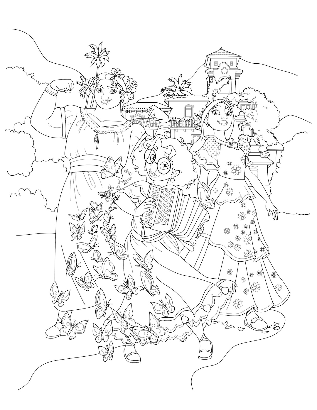 90+ Encanto Coloring Pages: Dive into the Magic 21