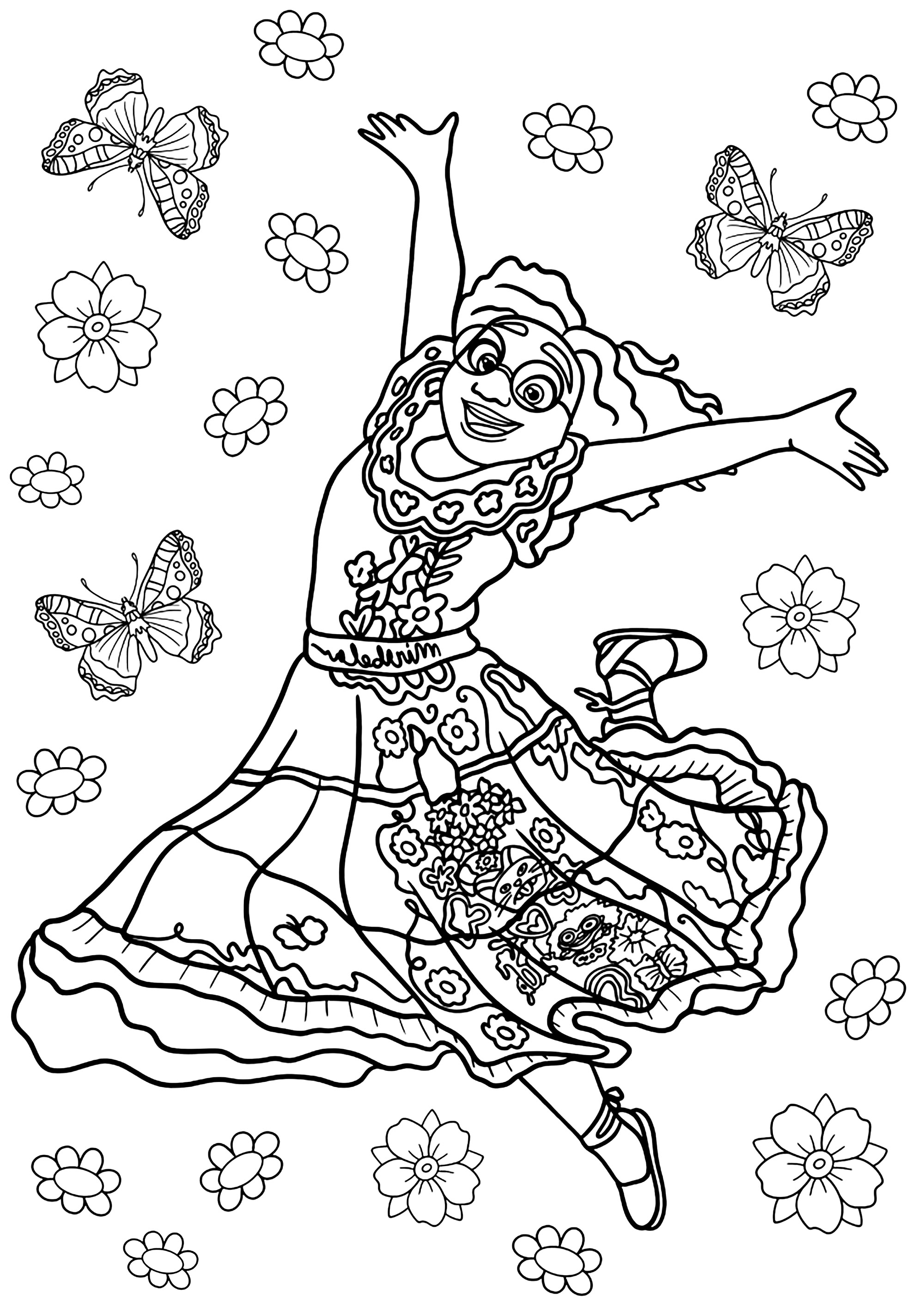 90+ Encanto Coloring Pages: Dive into the Magic 3