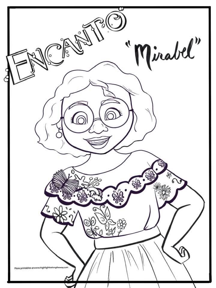 90+ Encanto Coloring Pages: Dive into the Magic 44