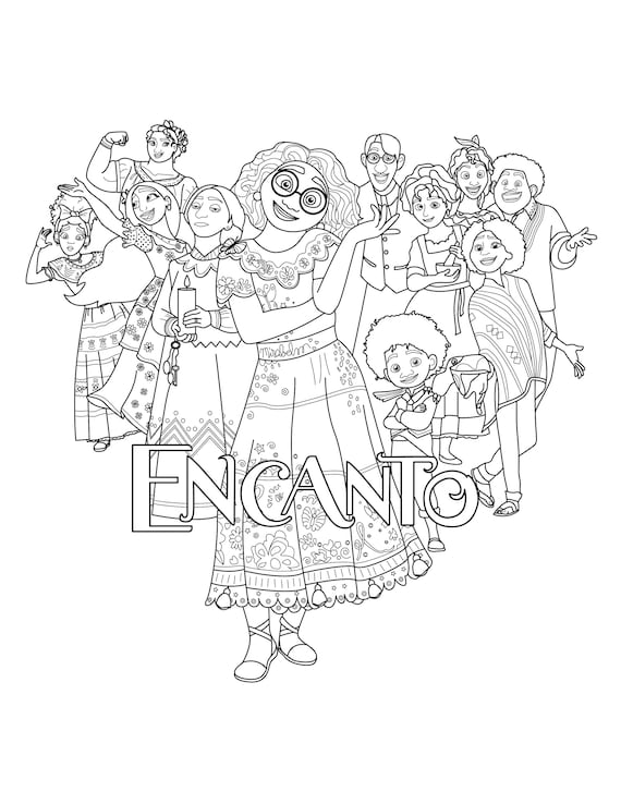 90+ Encanto Coloring Pages: Dive into the Magic 71