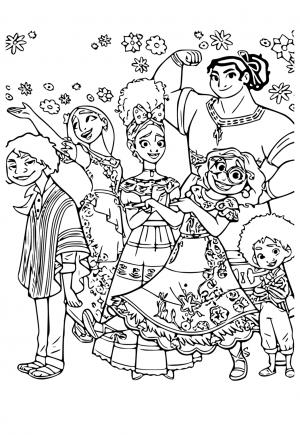 90+ Encanto Coloring Pages: Dive into the Magic 76