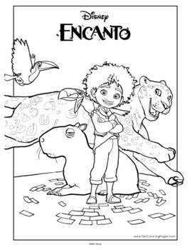 90+ Encanto Coloring Pages: Dive into the Magic 84