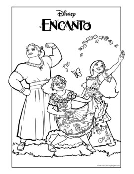 90+ Encanto Coloring Pages: Dive into the Magic 85