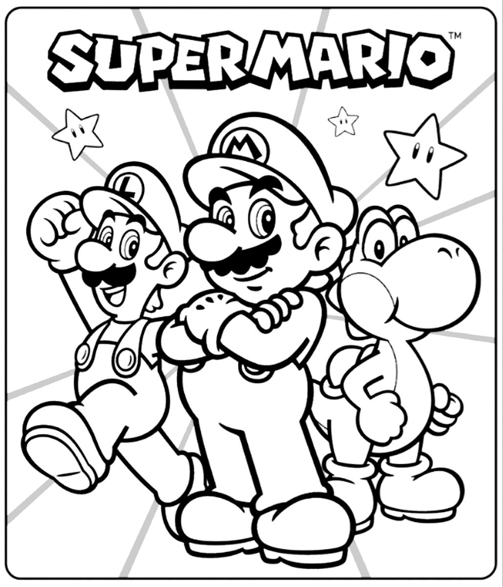 Super Mario Coloring Pages: 123 Adventures to Bring to Life with Color 103