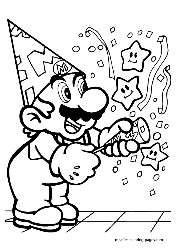 Super Mario Coloring Pages: 123 Adventures to Bring to Life with Color 106