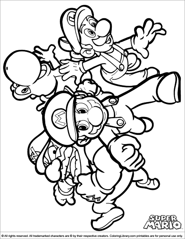 Super Mario Coloring Pages: 123 Adventures to Bring to Life with Color 11