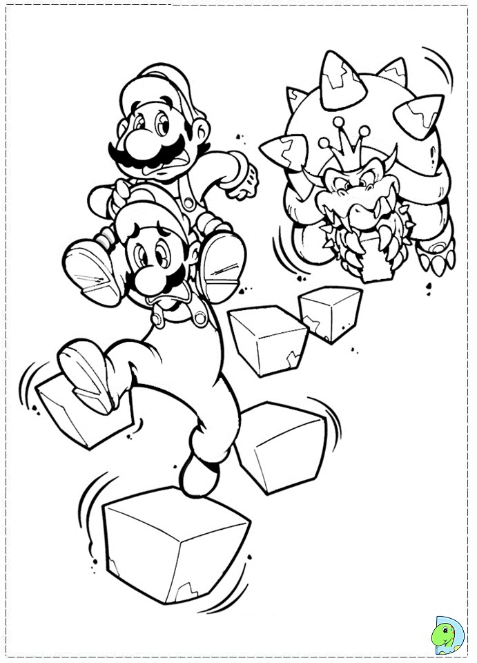 Super Mario Coloring Pages: 123 Adventures to Bring to Life with Color 121