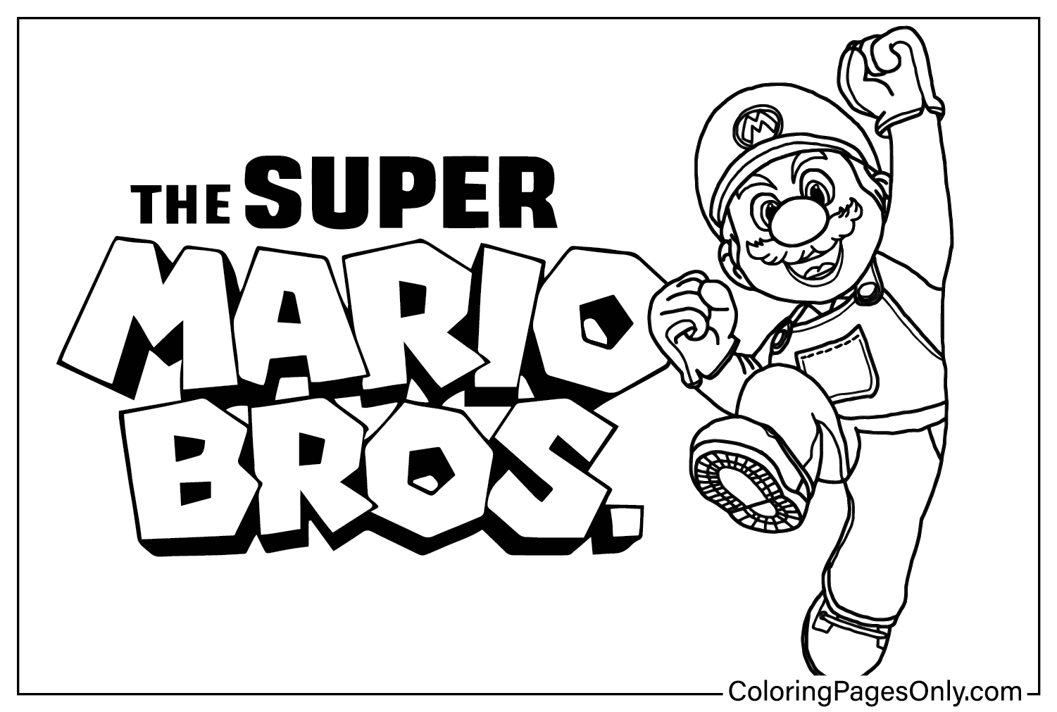 Super Mario Coloring Pages: 123 Adventures to Bring to Life with Color 13