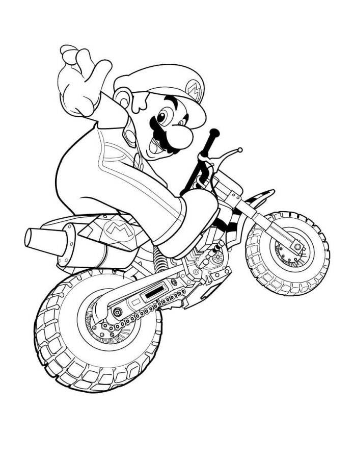 Super Mario Coloring Pages: 123 Adventures to Bring to Life with Color 24