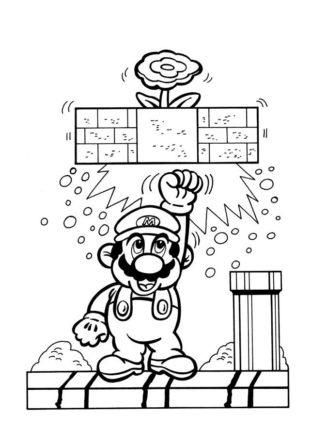 Super Mario Coloring Pages: 123 Adventures to Bring to Life with Color 53