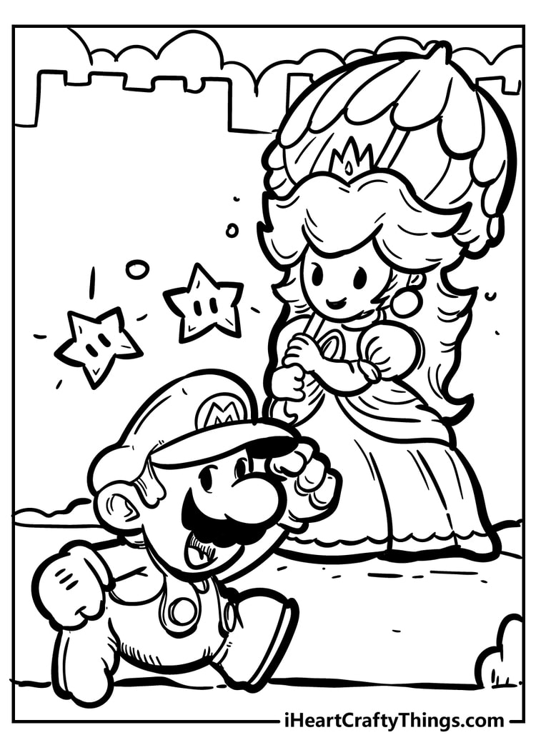 Super Mario Coloring Pages: 123 Adventures to Bring to Life with Color 6