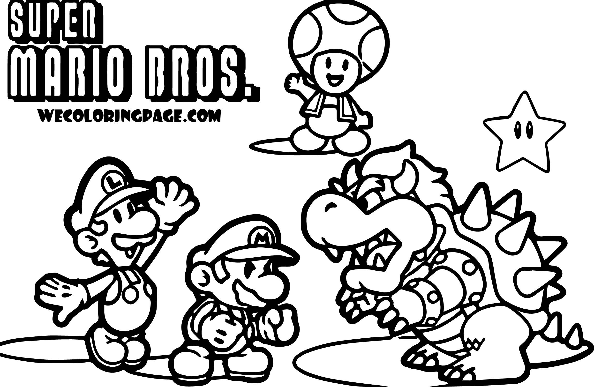 Super Mario Coloring Pages: 123 Adventures to Bring to Life with Color 74