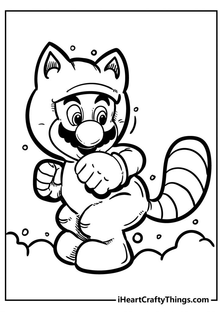 Super Mario Coloring Pages: 123 Adventures to Bring to Life with Color 84