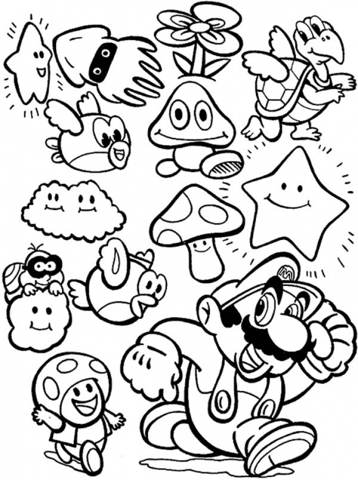 Super Mario Coloring Pages: 123 Adventures to Bring to Life with Color 90