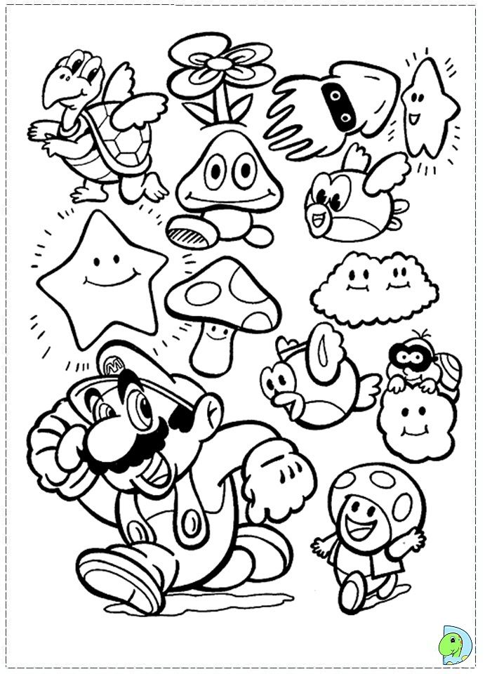 Super Mario Coloring Pages: 123 Adventures to Bring to Life with Color 92