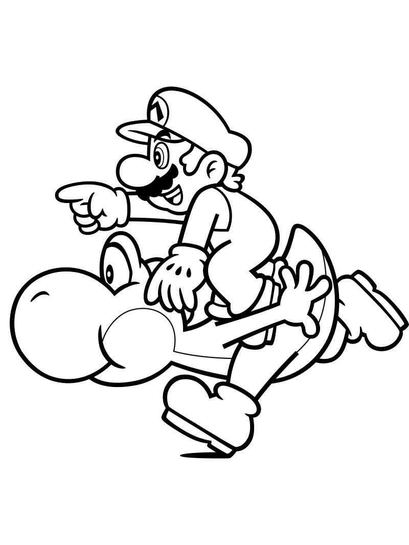 120+ Mario and Bowser Coloring Pages 110