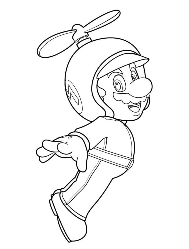 120+ Mario and Bowser Coloring Pages 113