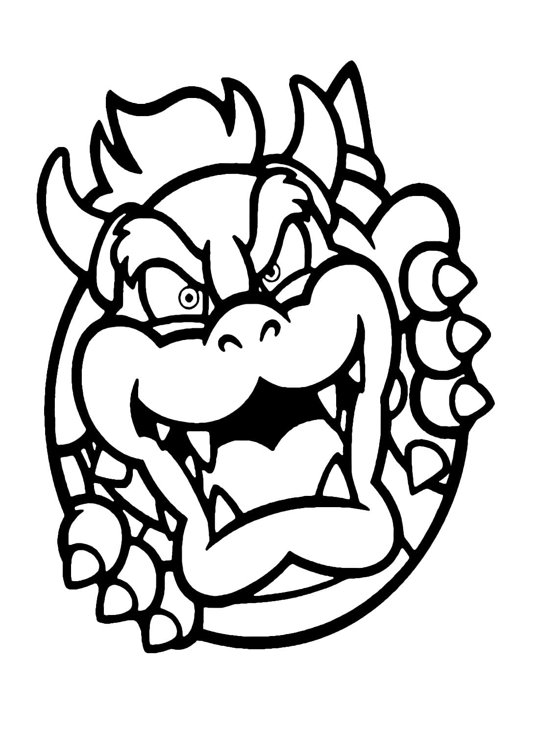 120+ Mario and Bowser Coloring Pages 12