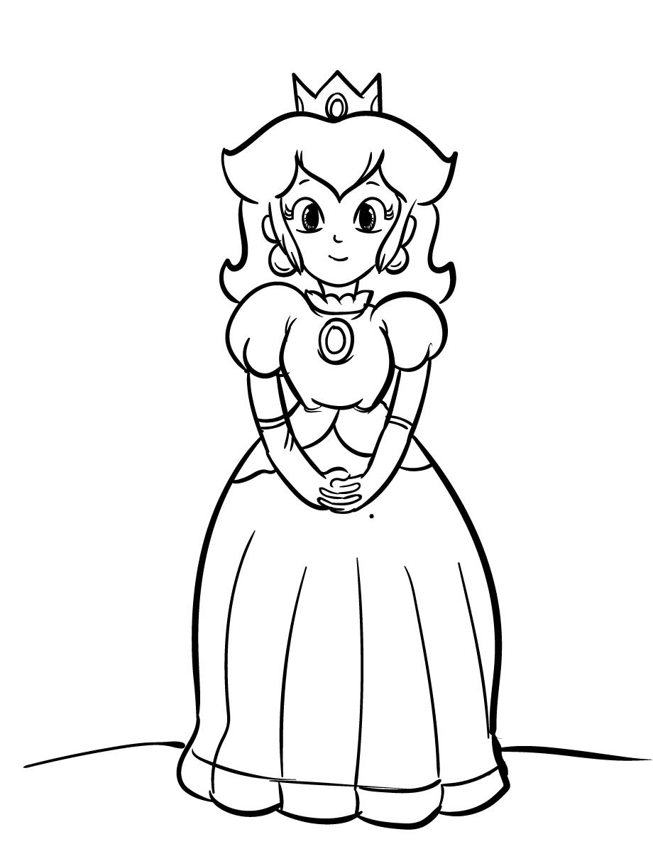 120+ Mario and Bowser Coloring Pages 124
