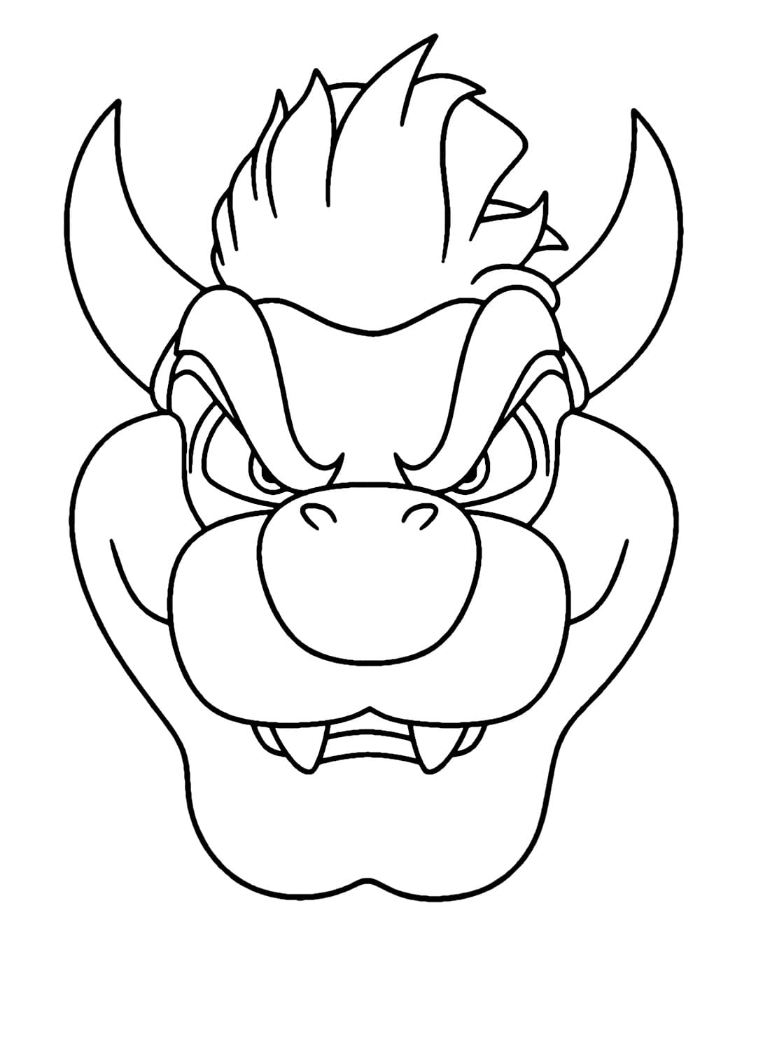 120+ Mario and Bowser Coloring Pages 13