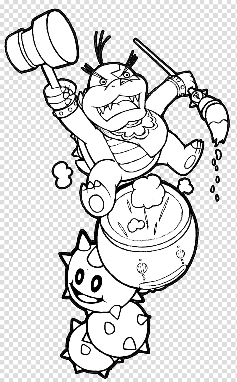 120+ Mario and Bowser Coloring Pages 18