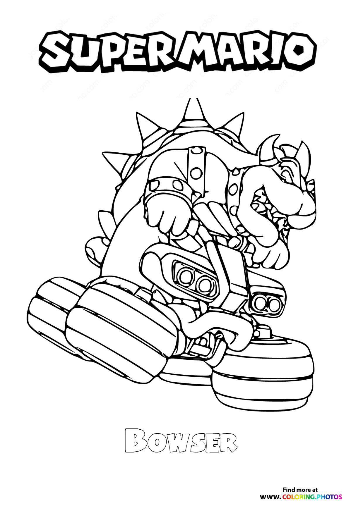 120+ Mario and Bowser Coloring Pages 2