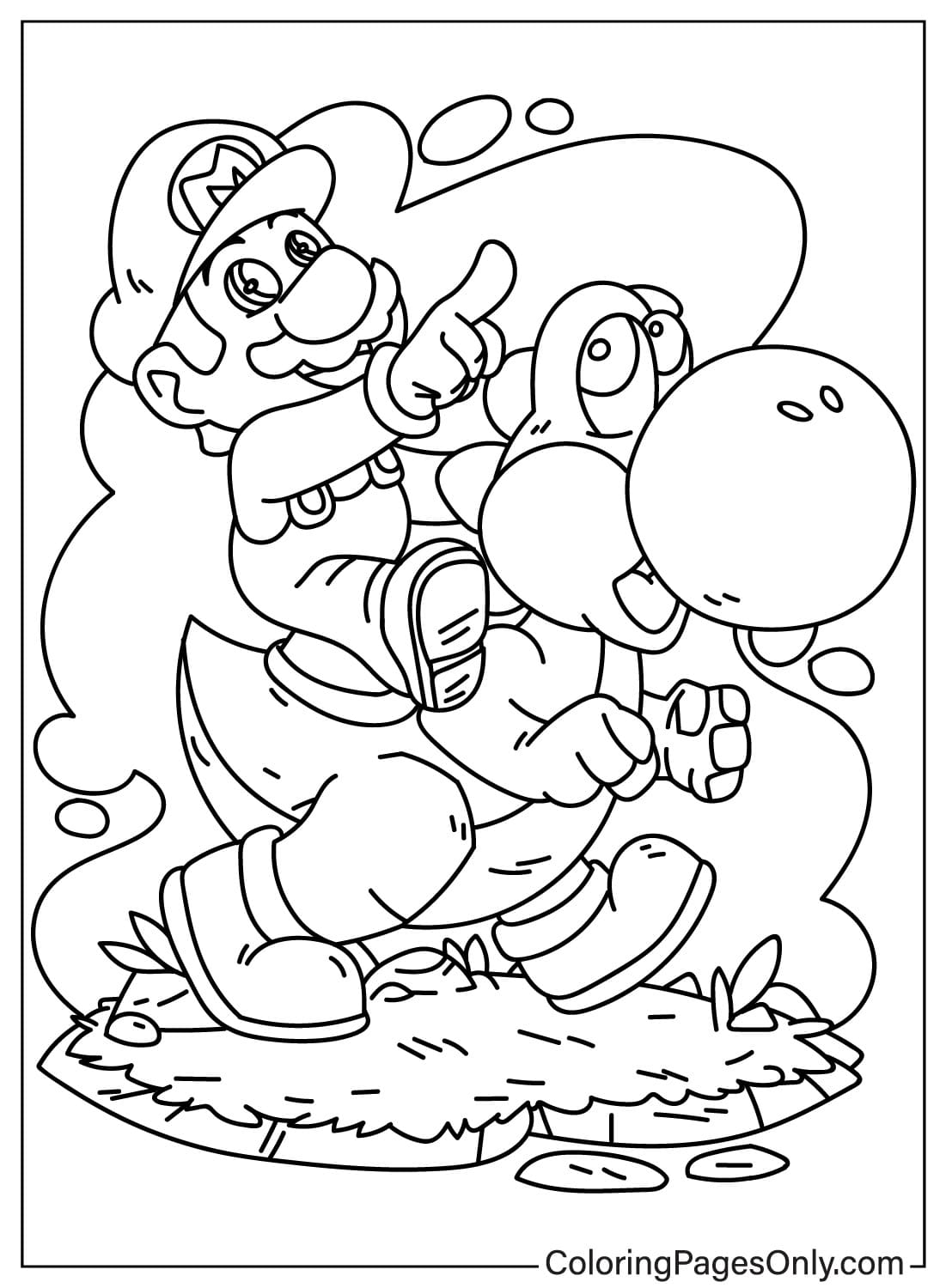 120+ Mario and Bowser Coloring Pages 34