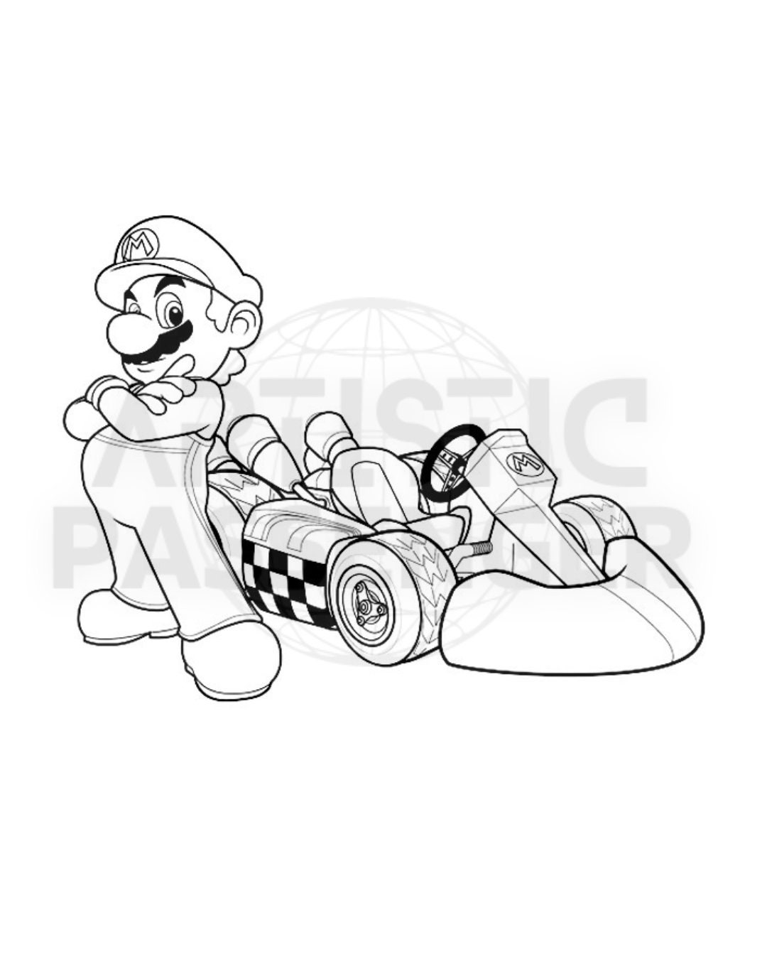 120+ Mario and Bowser Coloring Pages 43