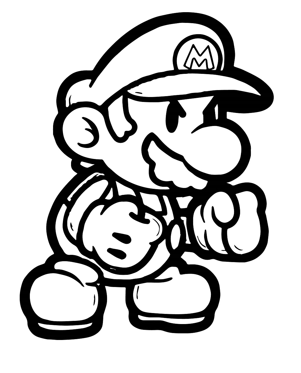 120+ Mario and Bowser Coloring Pages 49