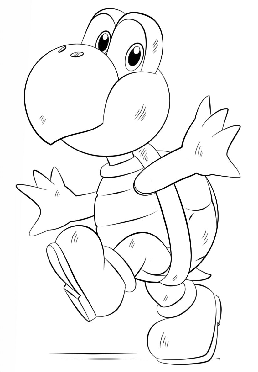 120+ Mario and Bowser Coloring Pages 54