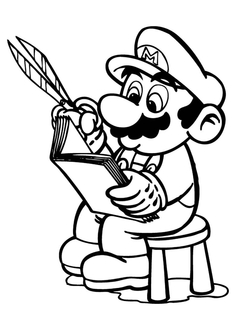 120+ Mario and Bowser Coloring Pages 55