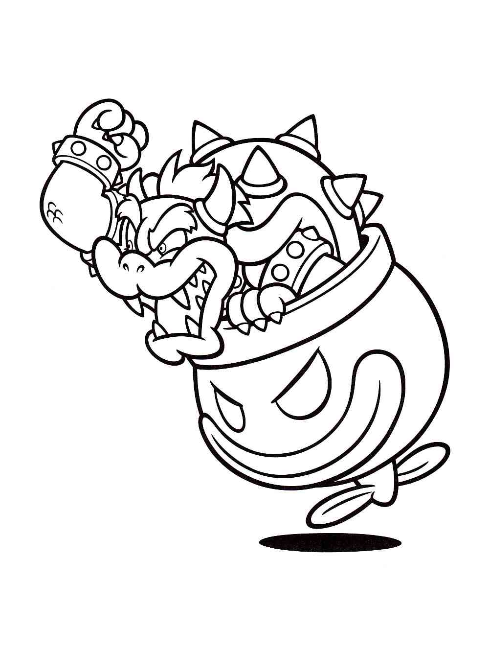 120+ Mario and Bowser Coloring Pages 58