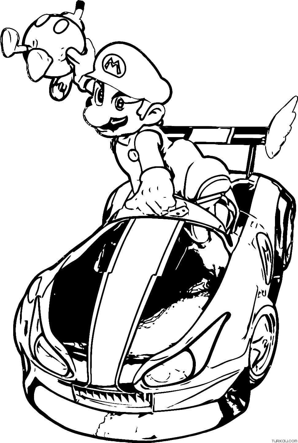 120+ Mario and Bowser Coloring Pages 6