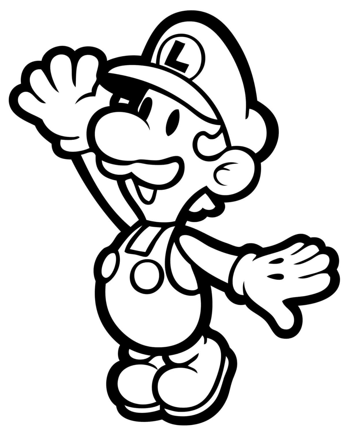 120+ Mario and Bowser Coloring Pages 60