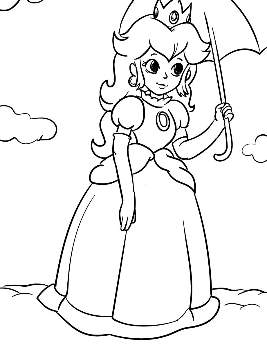 120+ Mario and Bowser Coloring Pages 7