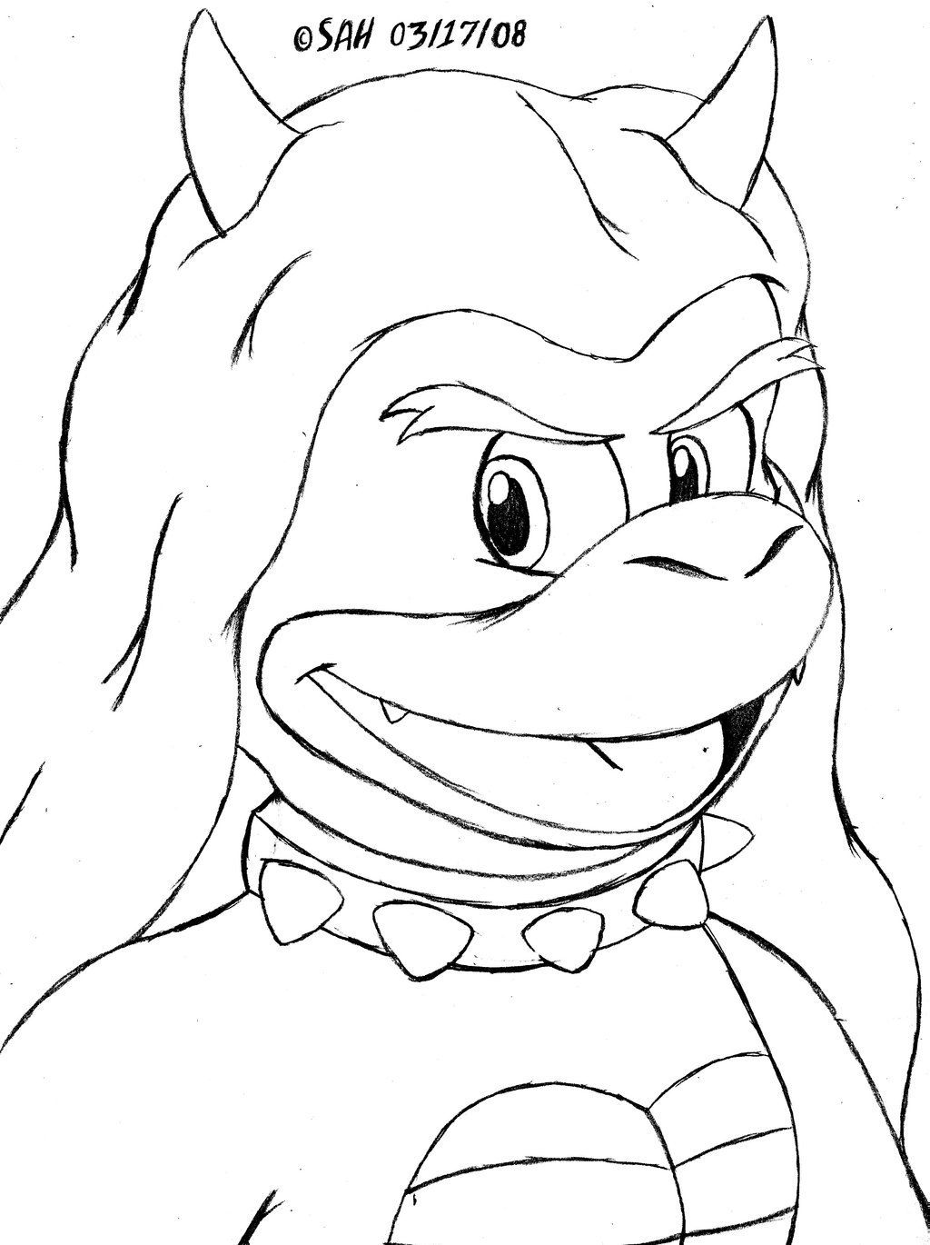 120+ Mario and Bowser Coloring Pages 73