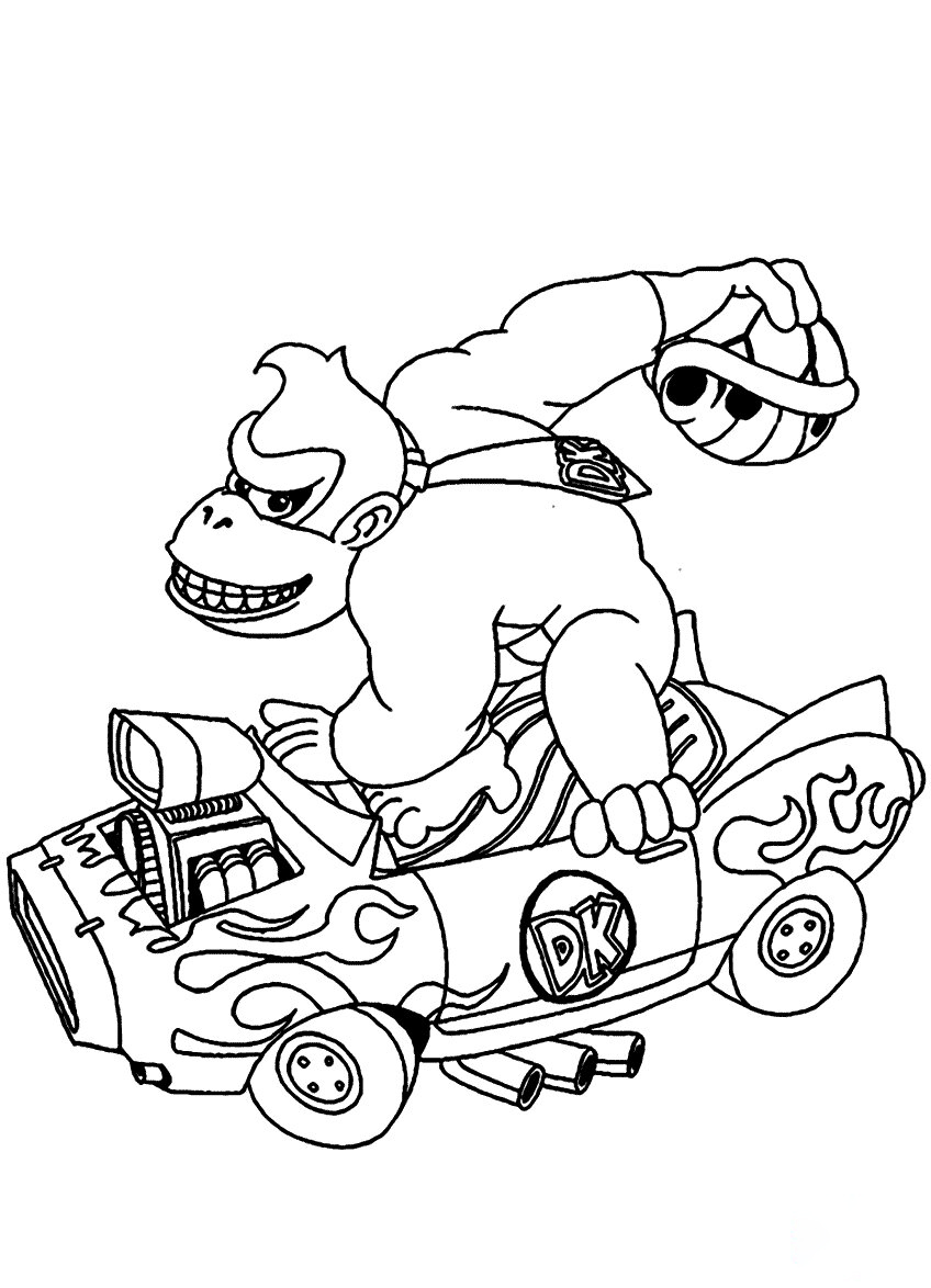 120+ Mario and Bowser Coloring Pages 74