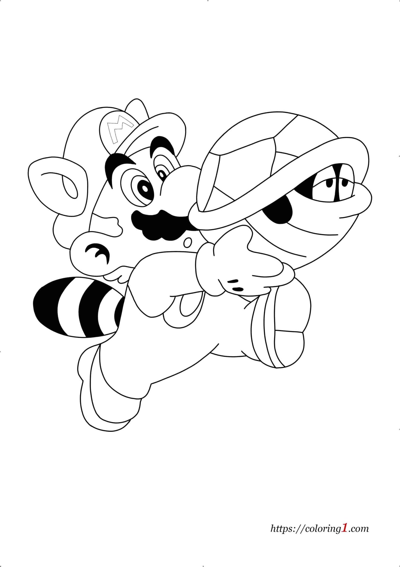 120+ Mario and Bowser Coloring Pages 78