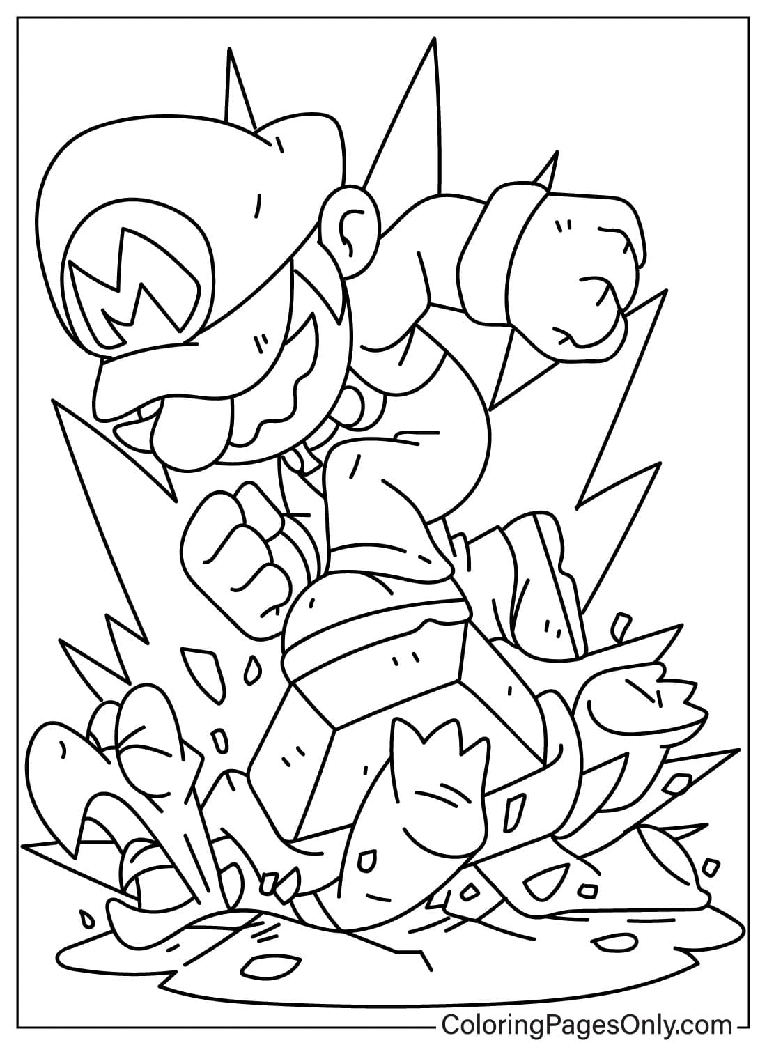 120+ Mario and Bowser Coloring Pages 92