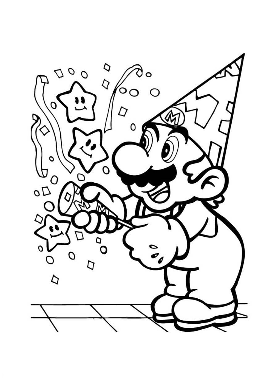 120+ Mario and Bowser Coloring Pages 94