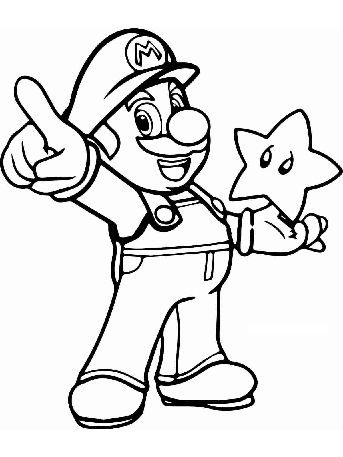 120+ Mario and Bowser Coloring Pages 96