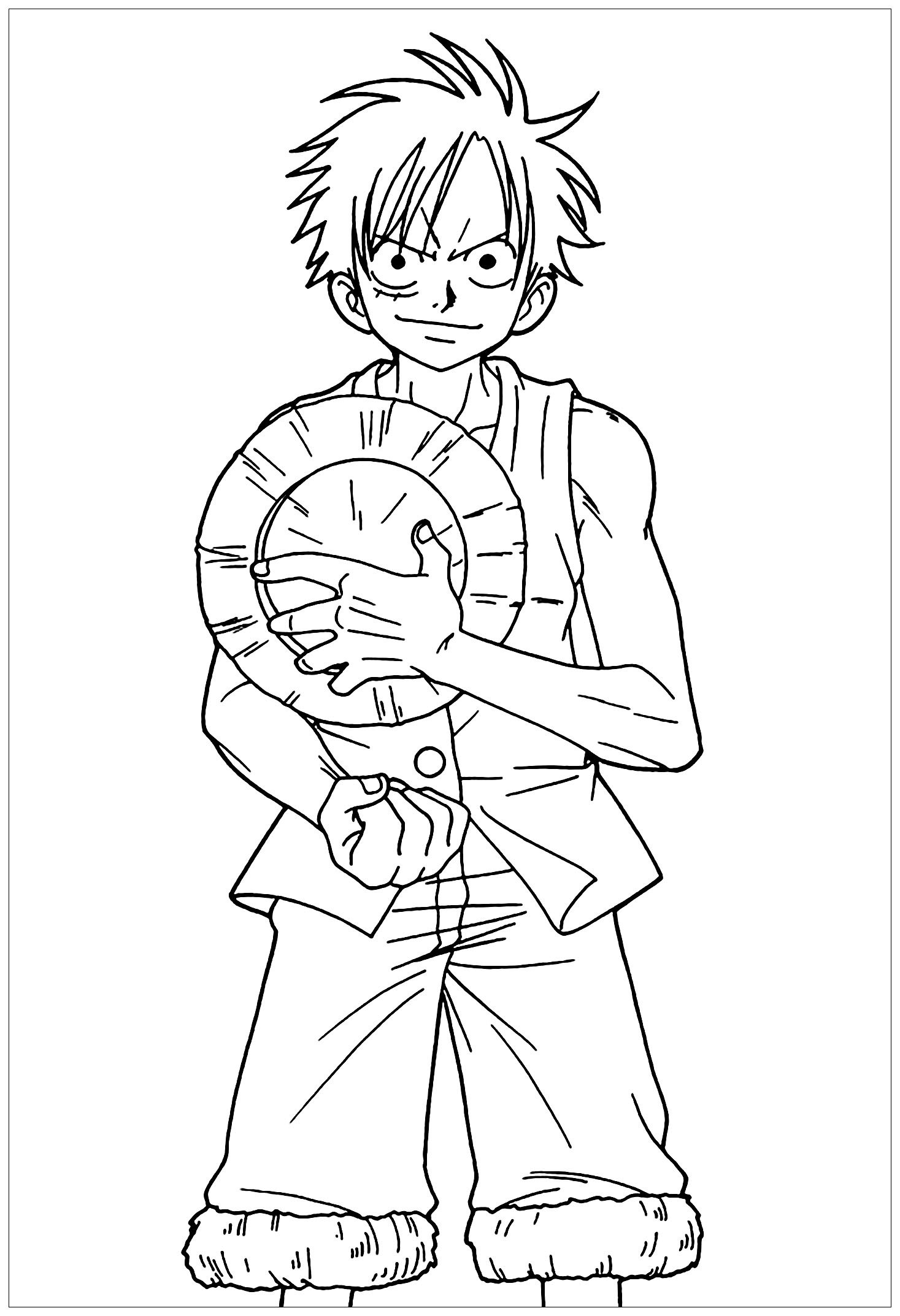 130+ Anime Coloring Pages Printable 125