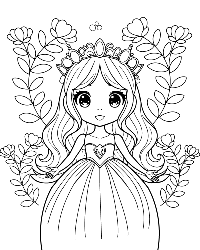 130+ Anime Coloring Pages Printable 139