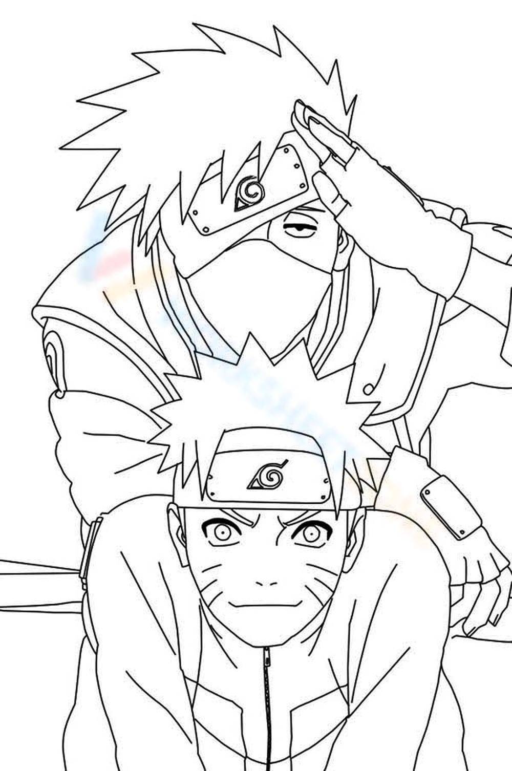 130+ Anime Coloring Pages Printable 42