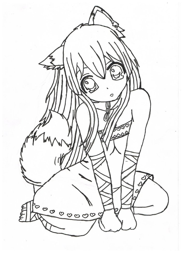 130+ Anime Coloring Pages Printable 67