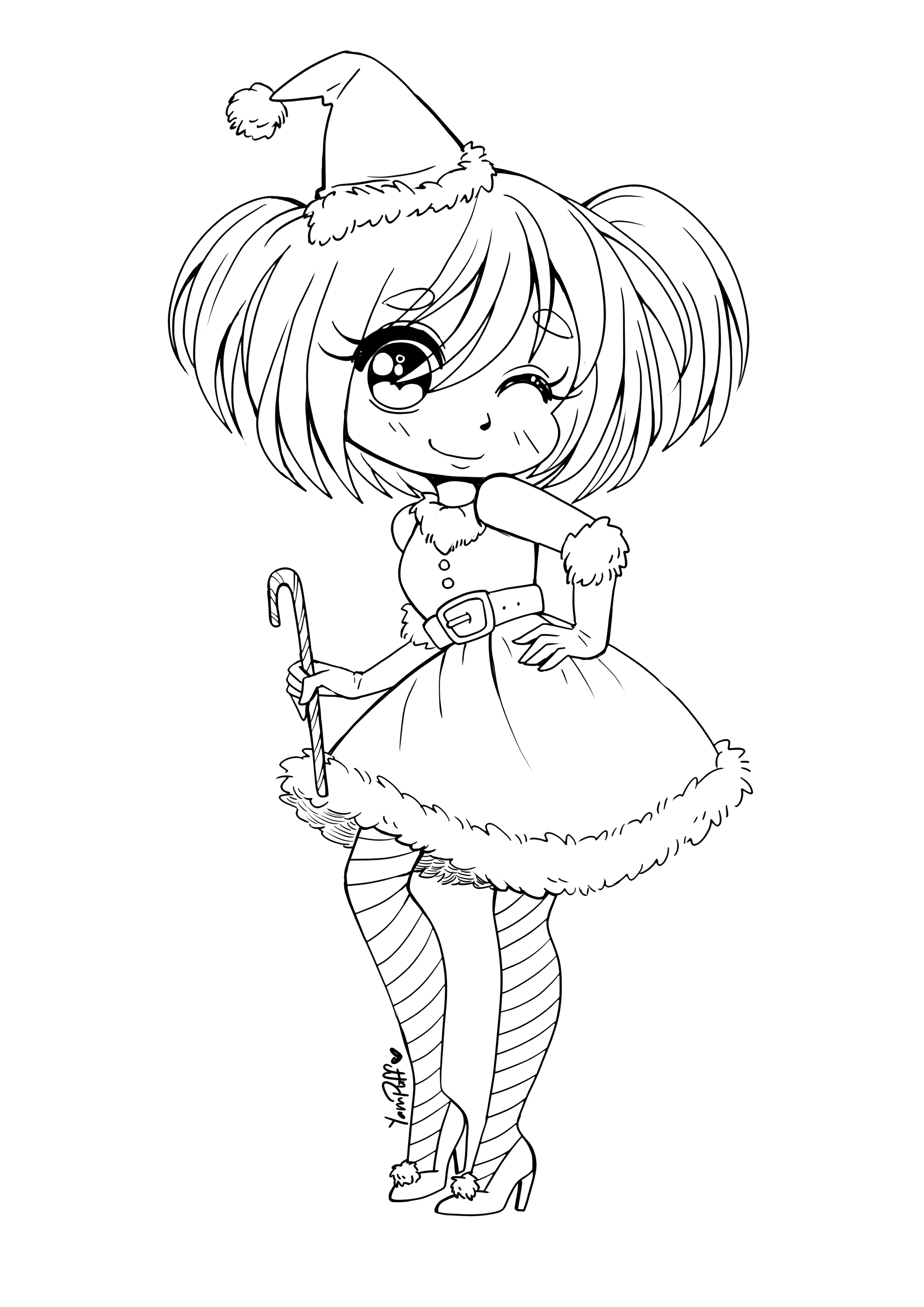 130+ Anime Coloring Pages Printable 70