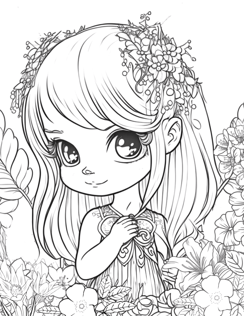 130+ Anime Coloring Pages Printable 91