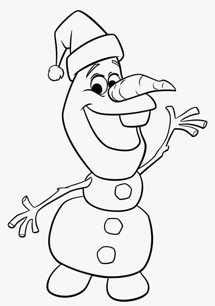 140 Olaf Coloring Pages: Frozen Fun for Everyone 10