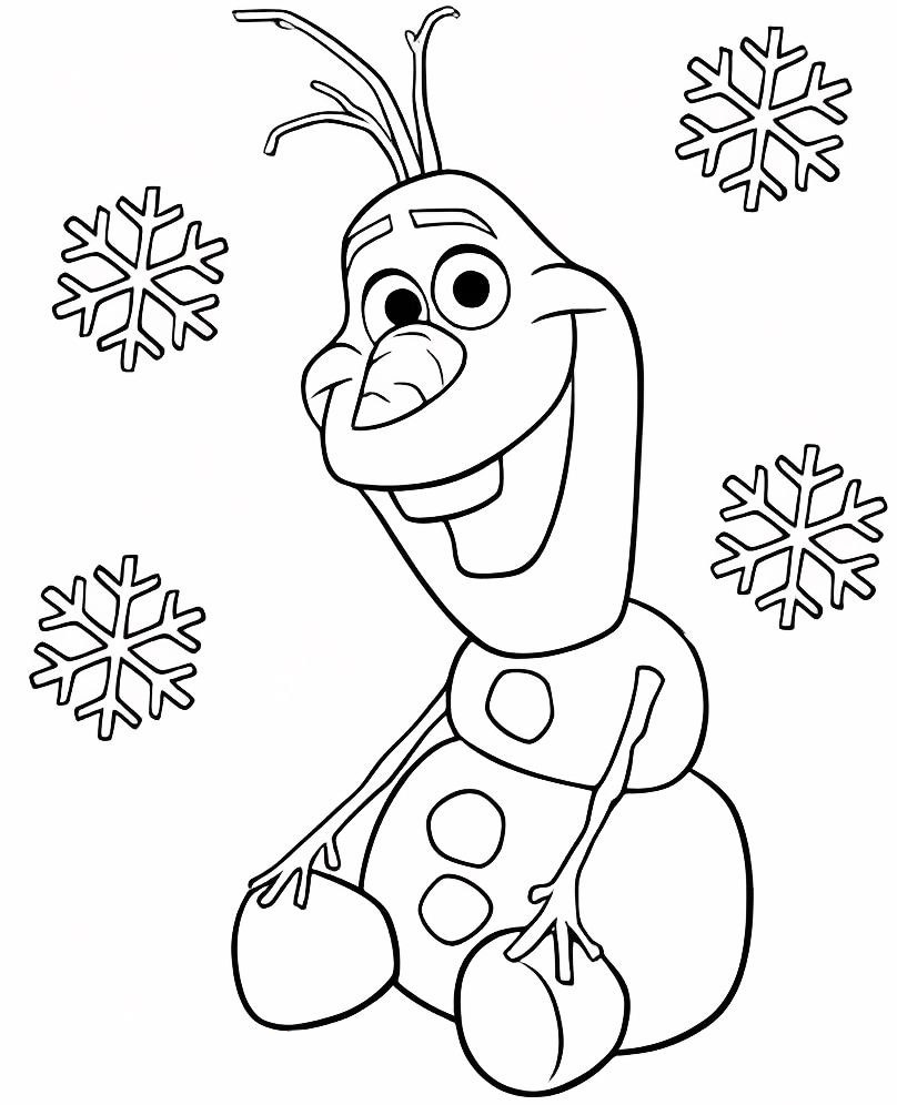 140 Olaf Coloring Pages: Frozen Fun for Everyone 103